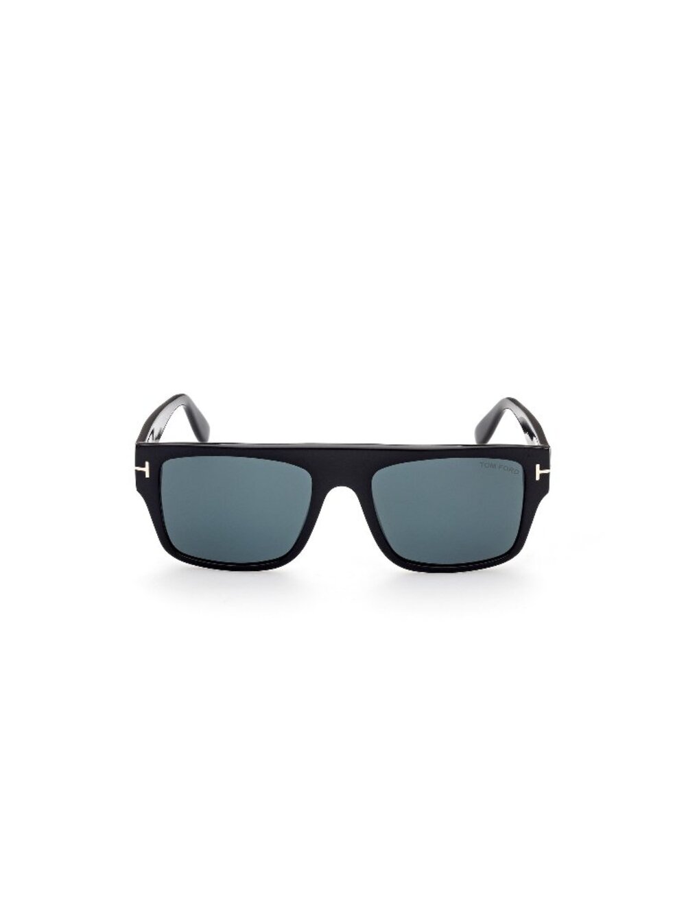 New Tom Ford Men's Sunglasses Black Square Blue Lens Acetate Frame FT0907 02 01V